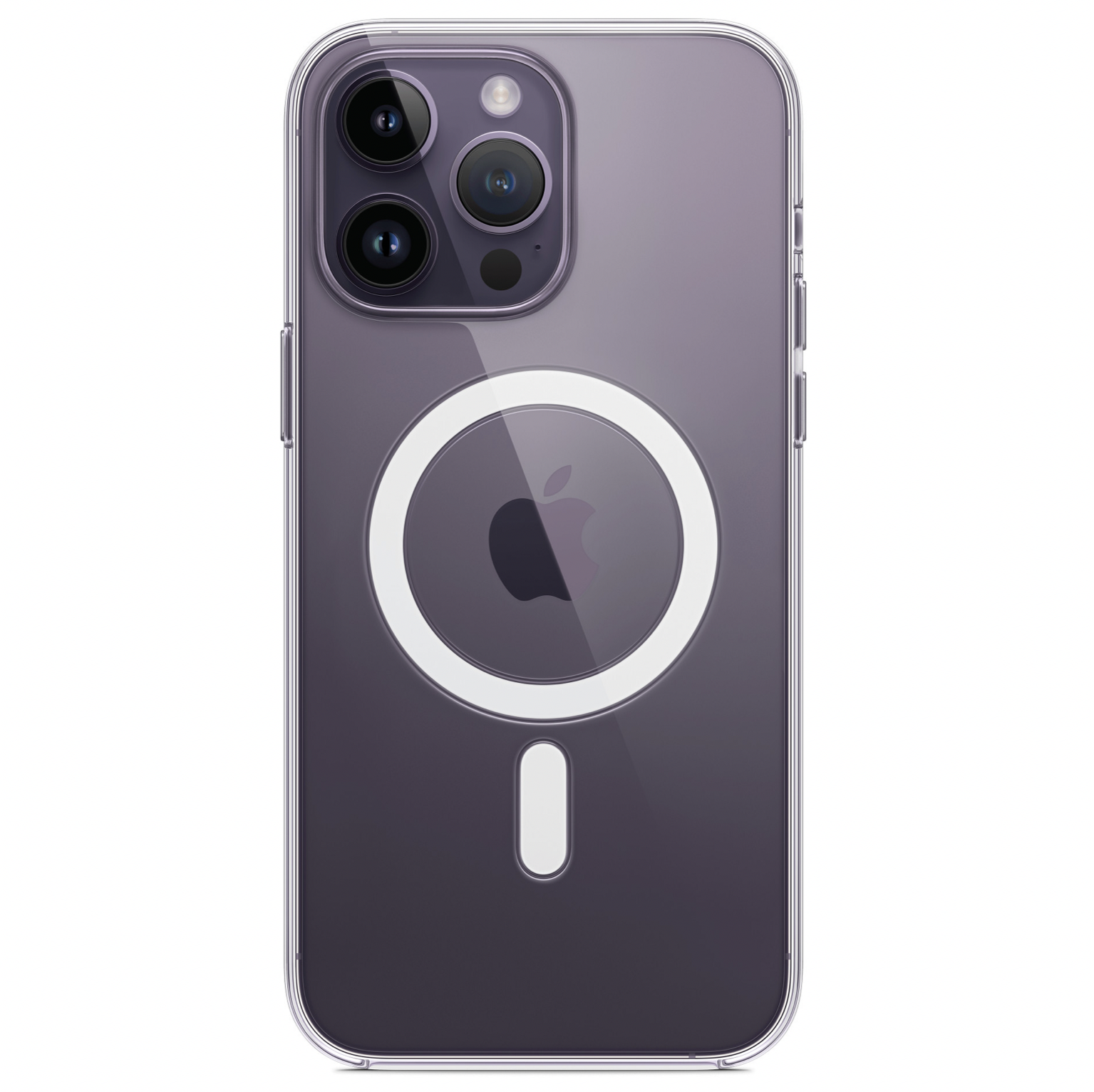 Чехол TOTU прозрачный MagSafe для iPhone 14 Pro силиконовый белый в Тюмени